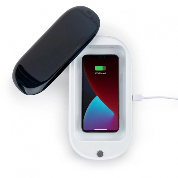 Phone - UV Germ Free Custom Phone Sterilizer Box w/ Wireless Charger