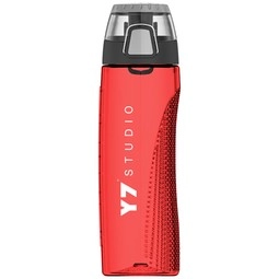 Red Thermos&#174; Custom Hydration Bottle w/ Intake Meter - 24 oz.
