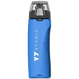 Blue Thermos&#174; Custom Hydration Bottle w/ Intake Meter - 24 oz.