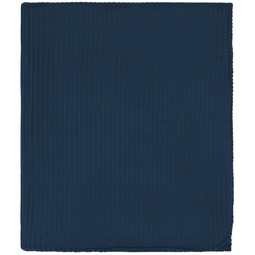 Unfolded Promotional Ribbed Fleece Blanket - 50"w x 60"h