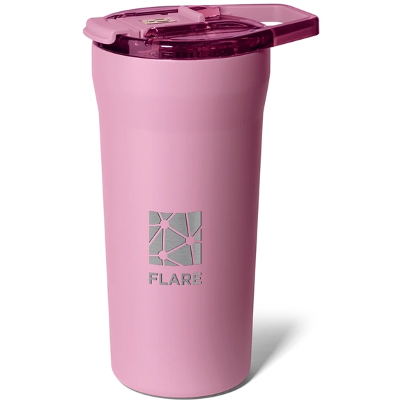 Light pink BruMate Pour Over Insulated Custom Tumbler - 20 oz.