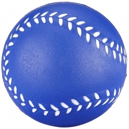 Blue/White Baseball Promotional Stress Ball