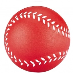 Red/White Baseball Promotional Stress Ball