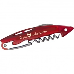 Trans. Red Sonoma Promotional Wine Opener/Tool