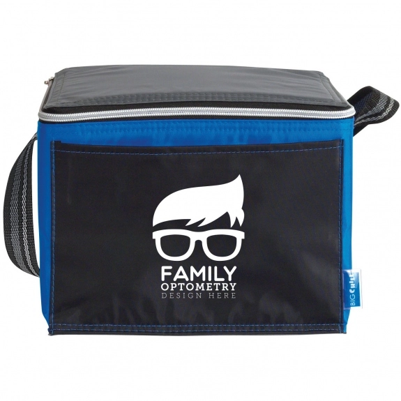 Royal Blue Big Chill 6 Can Promotional Cooler Bag