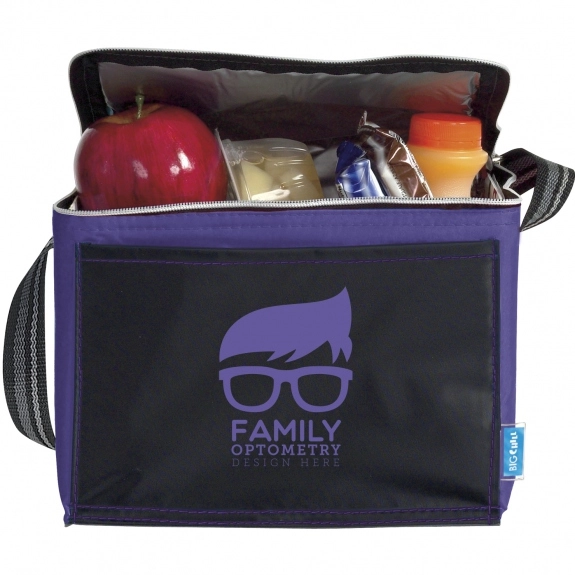 Purple Big Chill 6 Can Promotional Cooler Bag