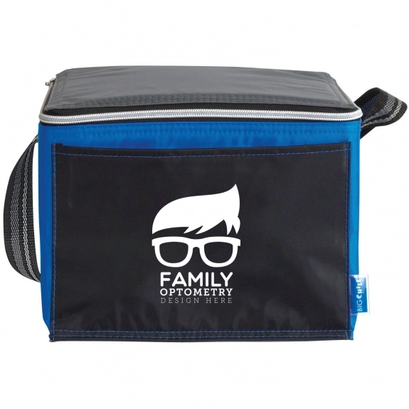 Light Blue Big Chill 6 Can Promotional Cooler Bag