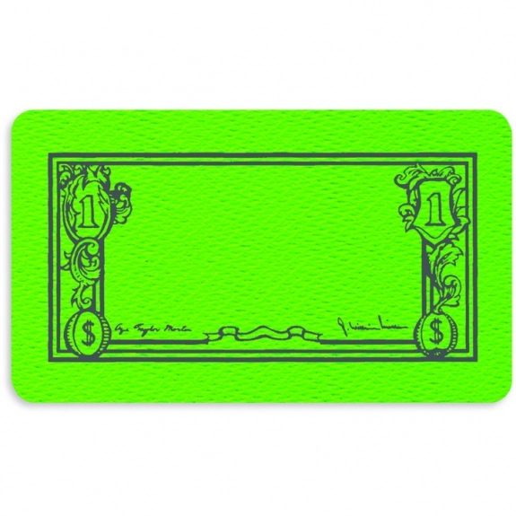 Lime Green Dollar Bill Promo Jar Opener