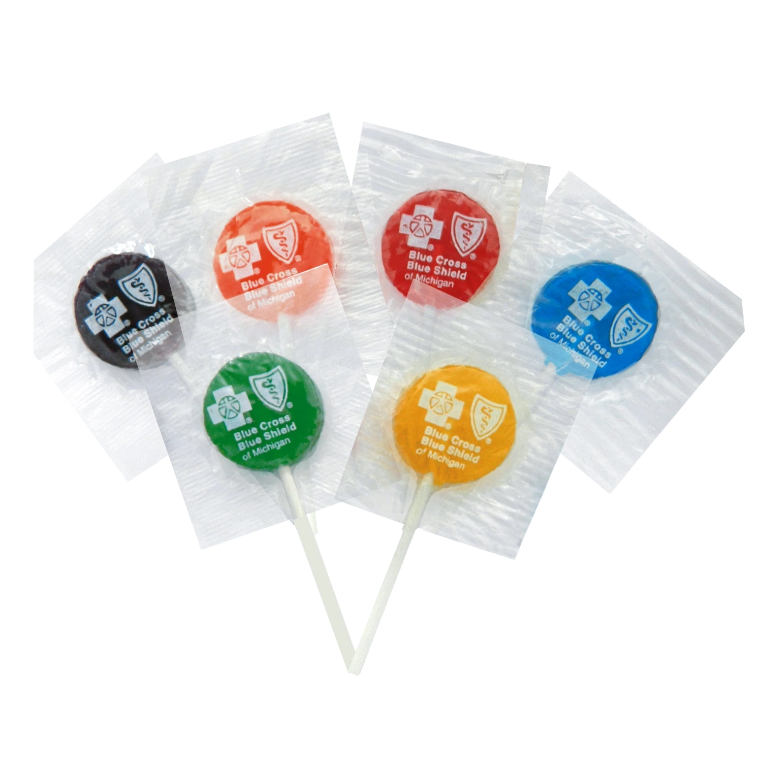 Flavored Lollipops w/ Custom Wrapper Customized Candy ePromos