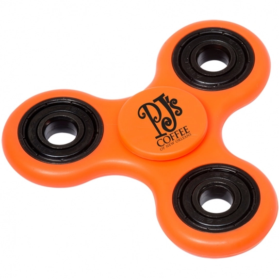 Orange Solid Fidget Spinner Custom Stress Reliever