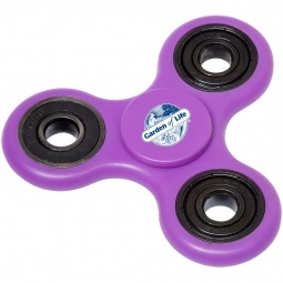 Purple Solid Fidget Spinner Custom Stress Reliever