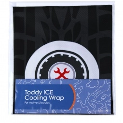 Optional Packaging - Full Color Toddy Gear Ice Custom Cooling Wrap - 32" x 
