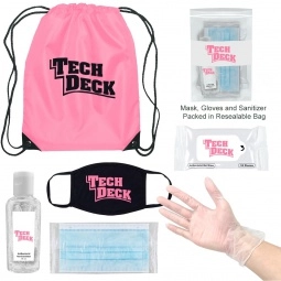 Pink On-The-Go Backpack Promotional Care Kit