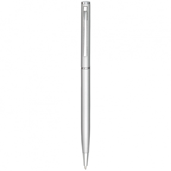 Silver Slim Twist-Action Custom Pen