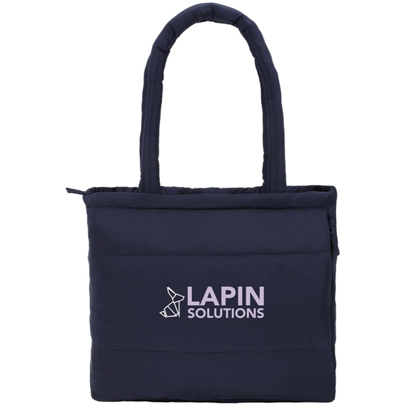 Navy - Puffer Recycled 15" Laptop Tote