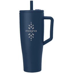 Matte Navy BruMate Era Stainless Steel Branded Tumbler - 40 oz.