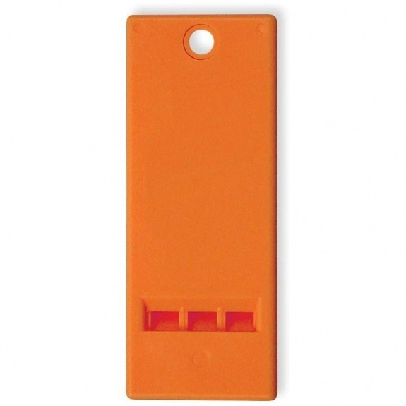 Orange 3-Tone Plastic Custom Safety Whistle