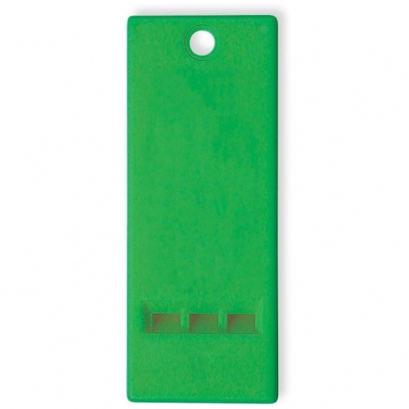 Green 3-Tone Plastic Custom Safety Whistle
