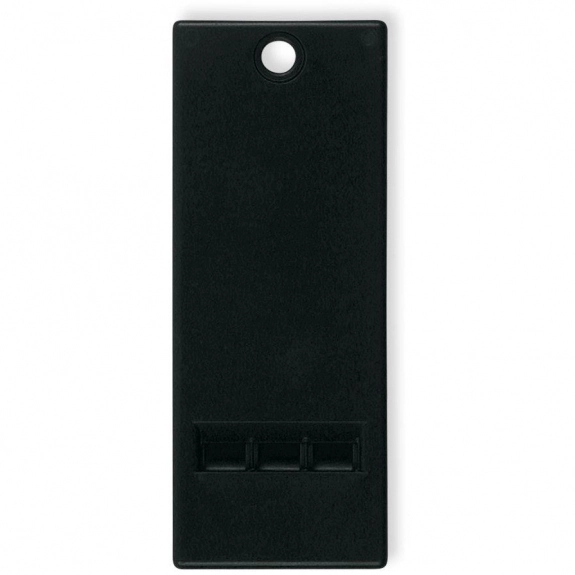 Black 3-Tone Plastic Custom Safety Whistle