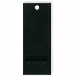 Black 3-Tone Plastic Custom Safety Whistle