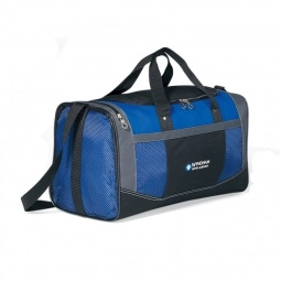 Royal Blue/Black Flex Sport Promotional Duffle Bag 