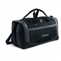 Black grey Flex Sport Promotional Duffle Bag - 19"