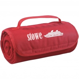 Red - Solid Roll-Up Custom Blanket - 48" x 53"