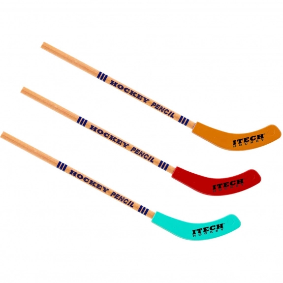 Wood. Rhode Island Novelty Hockey Stick Pencils 12 Pack 