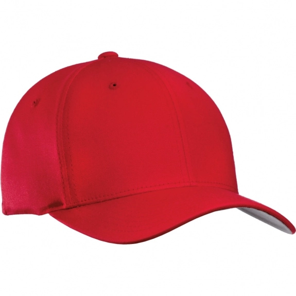 True Red Port Authority Flexfit Cotton Twill Custom Caps