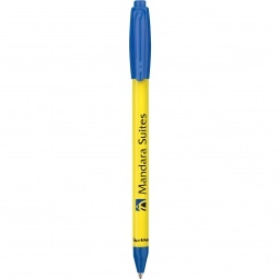 Paper Mate Sport Retractable Logo Pen - Yellow