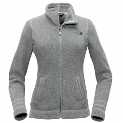 Med. Gray Heather The North Face Sweater Custom Fleece Jacket - Women's