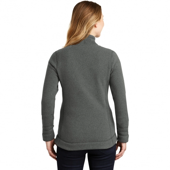 Back - The North Face Sweater Custom Fleece Jacket - Women's