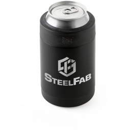 In Use Basecamp Icey Stainless Steel Custom Bottle Holder