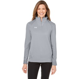 Front Under Armour&#174; Command Logo 1/4-Zip Pullover - Women's