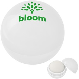 White - Vanilla Flavored Custom Lip Moisturizer Ball