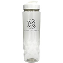 Recycled Clear - Oceanworks PET Custom Water Bottle - 2