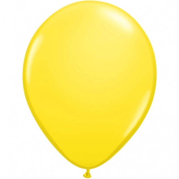 Yellow Qualatex Biodegradable Promo Latex Balloons - 11"