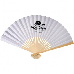 Oriental Bamboo Folding Promotional Fan