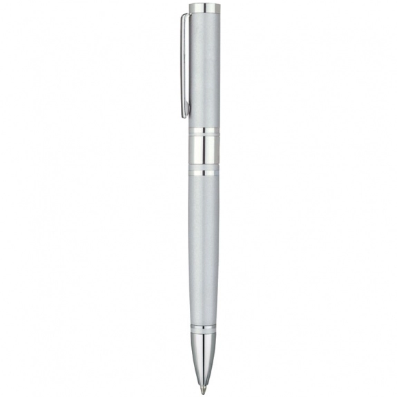 Silver Luxury Twist Ballpoint Custom Pen
