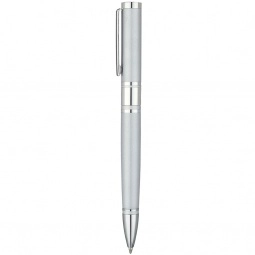 Silver Luxury Twist Ballpoint Custom Pen