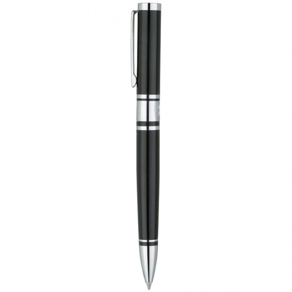 Black Luxury Twist Ballpoint Custom Pen