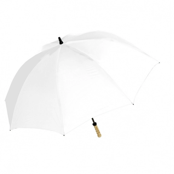 White Wind Resistant Golf Custom Umbrella - 60"