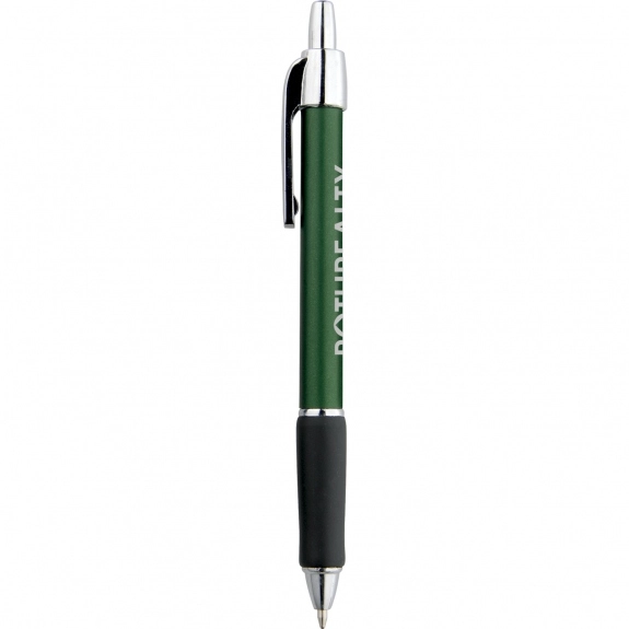 Green Metallic Cobra Customized Pens w/ Grip