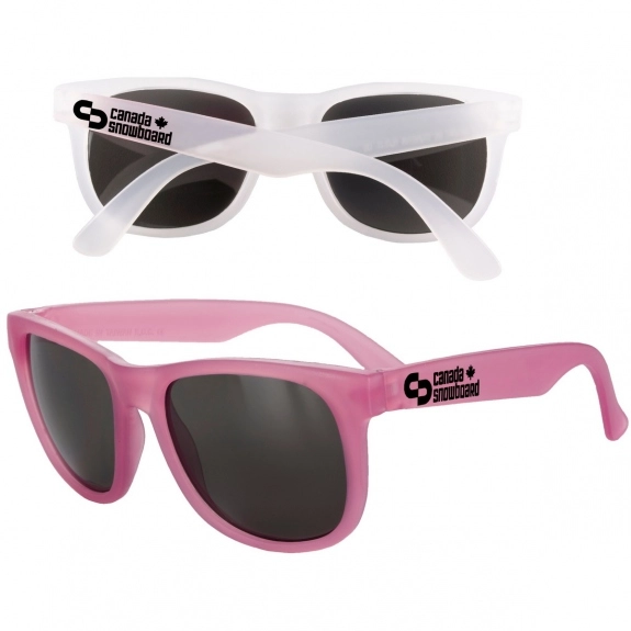 Frost to Pink Color Changing Promotional Sunglasses