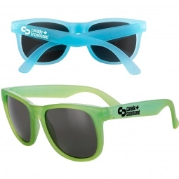 Blue to Green Color Changing Promotional Sunglasses