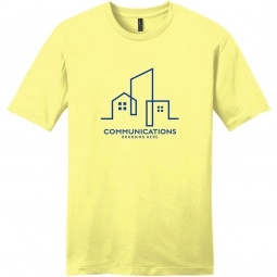 Lemon Yellow District Very Important Tee Custom T-Shirts 