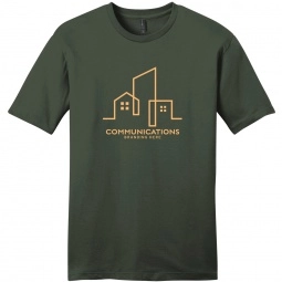Olive Green District Very Important Tee Custom T-Shirts 