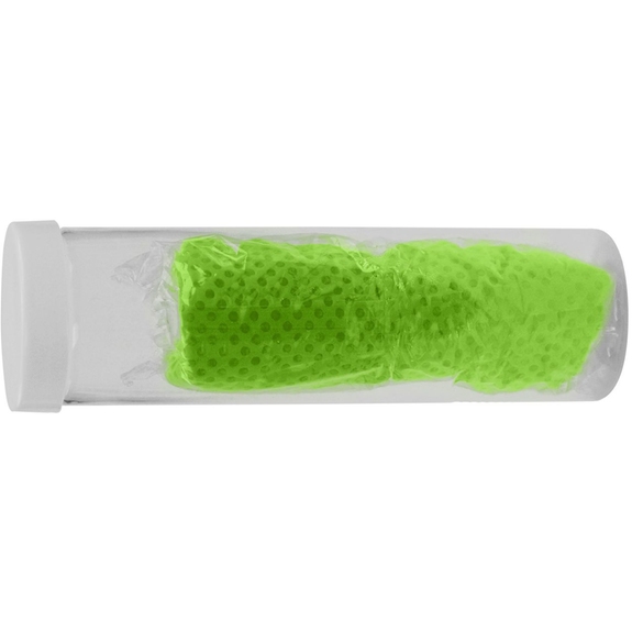 Lime Green Stay Cool Custom Cooling Towels w/ Case