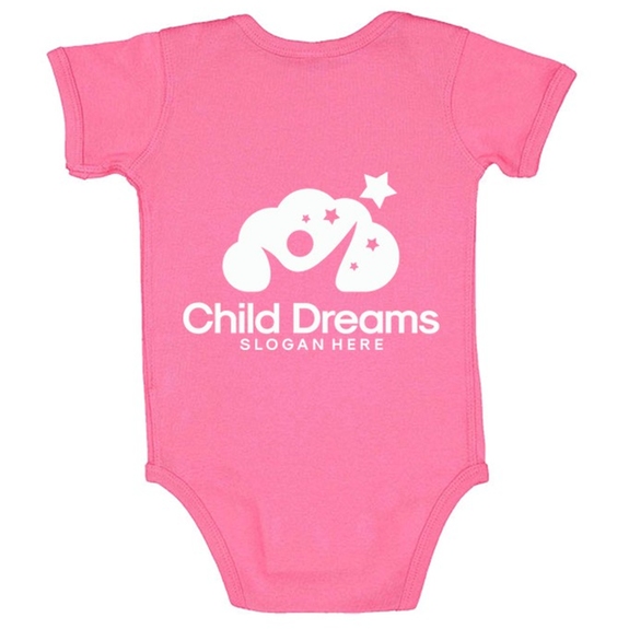 Hot Pink - Rabbit Skins Custom Infant Baby Bodysuit