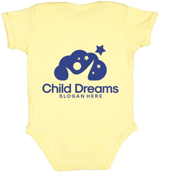 Yellow - Rabbit Skins Custom Infant Baby Bodysuit